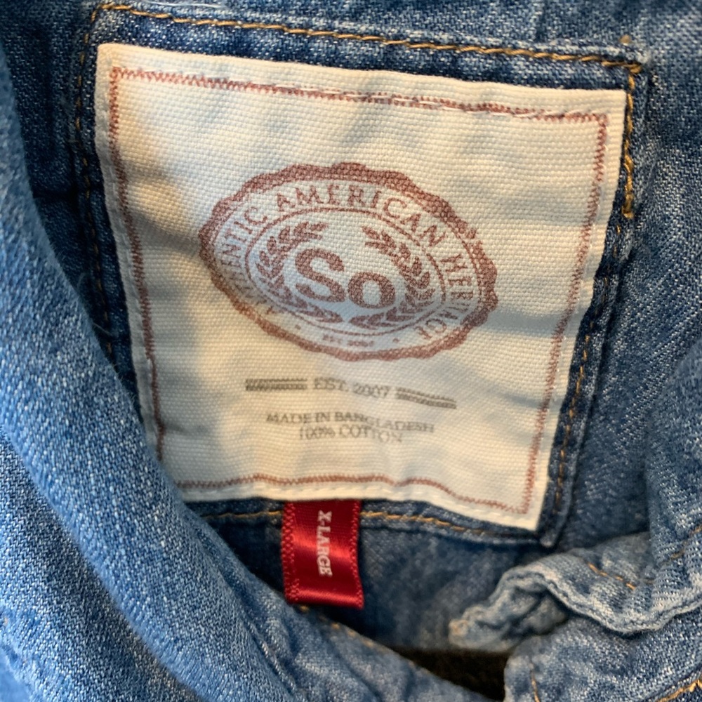 Denim button down - Picture 2 of 3